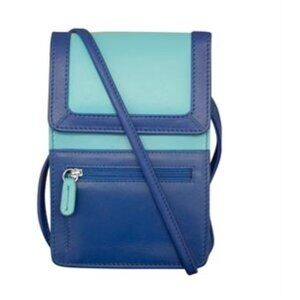 ILI RFID Leather Crossbody/Organizer